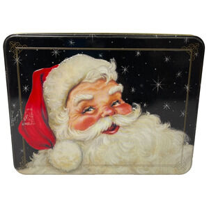 Milky Way Limited Edition Canister 2001 "Jolly Santa" Circa 1940 Empty Tin Can